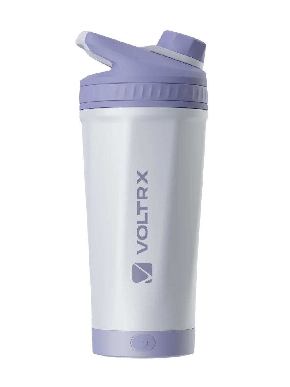 Lavender & White Electric Protein Shaker Bottle